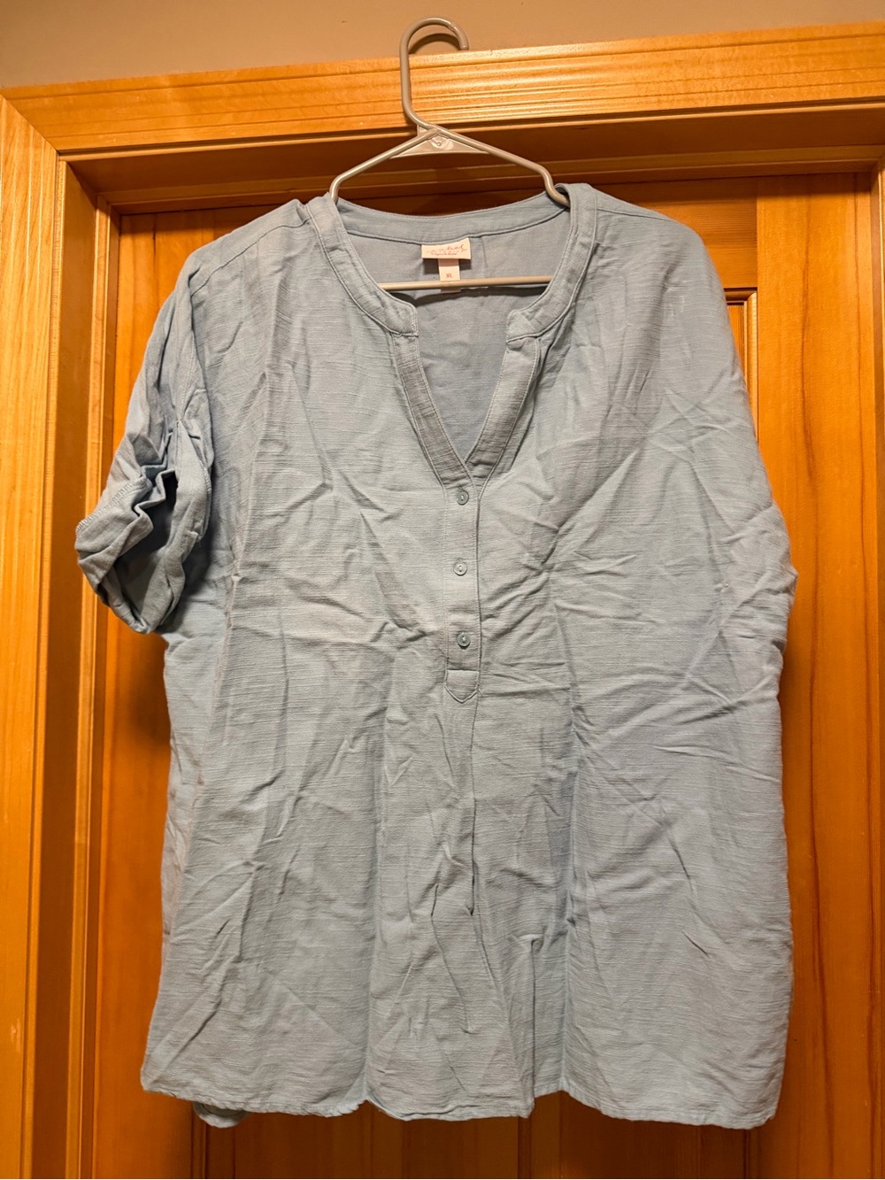 Isabel Maternity by Ingrid & Isabel Light Blue Maternity Tunic